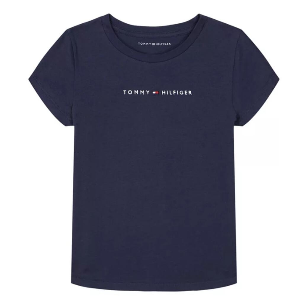Tommy Hilfiger Little Girls Classic Embroidered T-shirt 2T